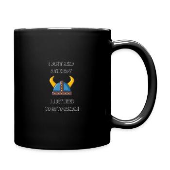 Schwedischer Wikinger Lustiges Geschenk Schweden - Tasse einfarbig - Schwarz - Rechts
