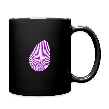 Oeuf de Pâques - Joyeuses Pâques - Mug uni - noir - Droite