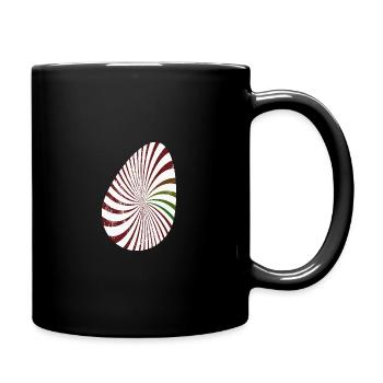 Oeuf de Pâques - Joyeuses Pâques - Mug uni - noir - Droite