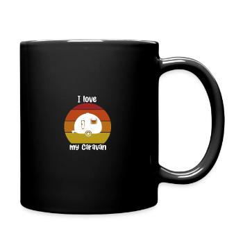 J'aime ma caravane - Mug uni - noir - Droite