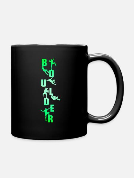 boulder - Tasse einfarbig - Schwarz