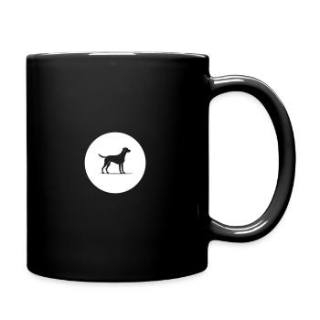 Cercle du Labrador Retriever - Mug uni - noir - Droite