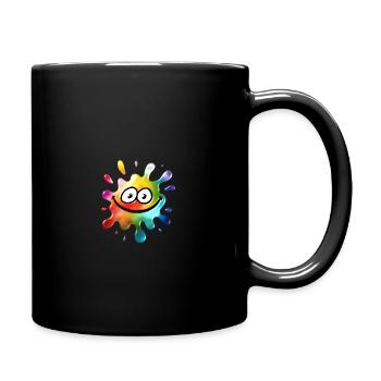 Fröhlicher Schleim - Tasse einfarbig - Schwarz - Rechts