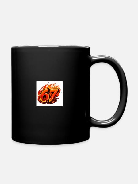 Fire Logo67 - Mug uni - noir