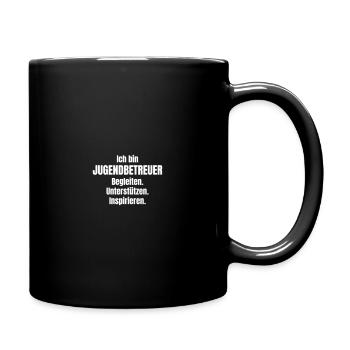 Jugendbetreuer Begleiten Unterstützen Inspirieren. - Tasse einfarbig - Schwarz - Rechts