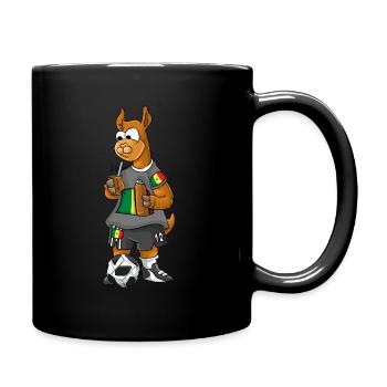 Senegal Fan Lama - Full Colour Mug - black - Right