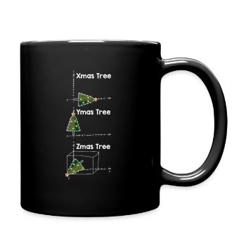 Mathématicien | de Noël Idée cadeau mathématique - Mug uni - noir - Droite