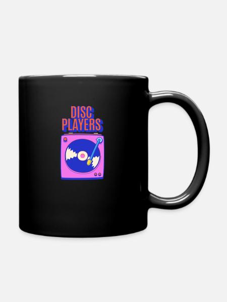 Retro Rhythm: Imprimé amusant et coloré - Mug uni - noir