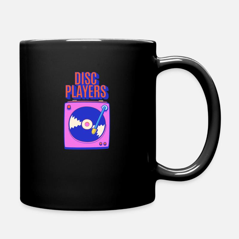 Retro Rhythm: Imprimé amusant et coloré - Mug uni - noir