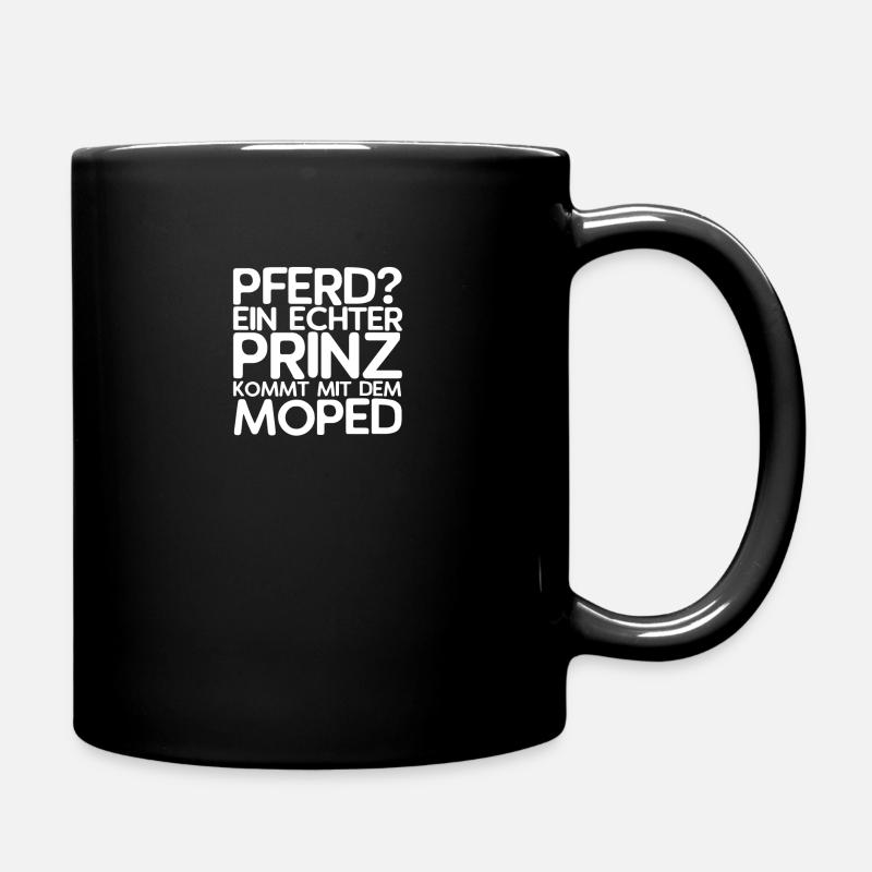 Lustiger Moped Spruch - Tasse einfarbig - Schwarz