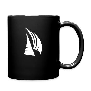 Des voiles élégantes pour des skippers et des capitaines cool - Mug uni - noir - Droite