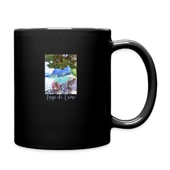 lago di como,italien,comersee,see,landschaft,berge - Tasse einfarbig - Schwarz - Rechts
