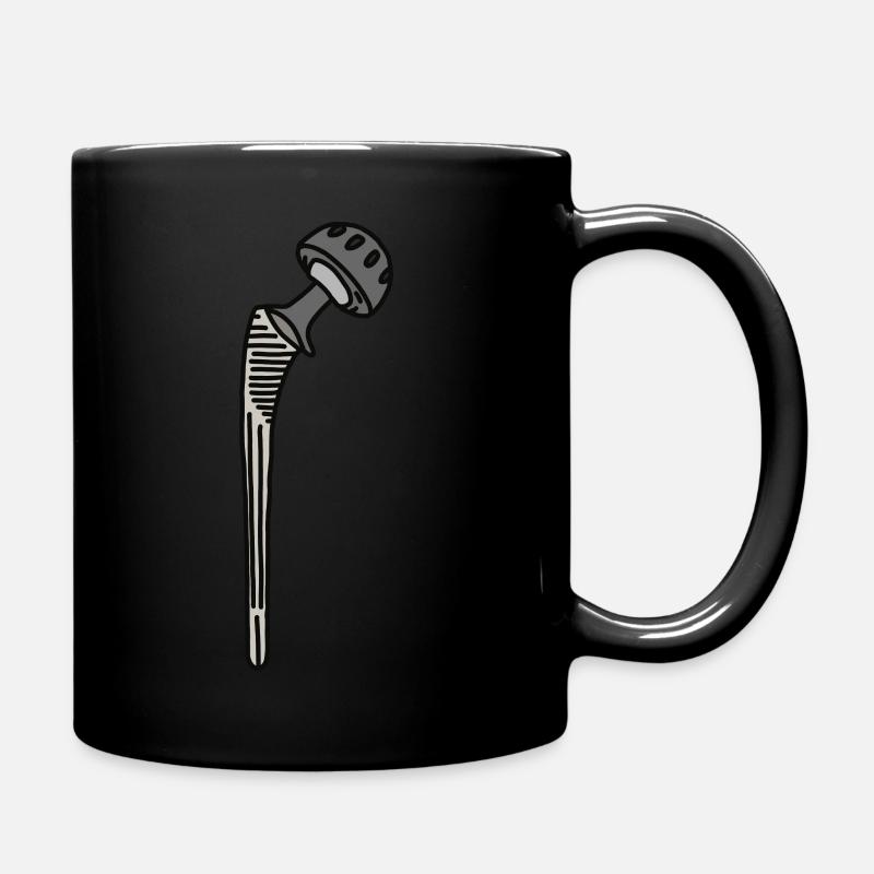 Hip replacement - Full Colour Mug - black