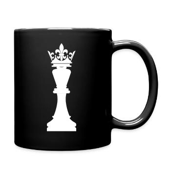 boardgame chess backgammon game night - Tasse einfarbig - Schwarz - Rechts
