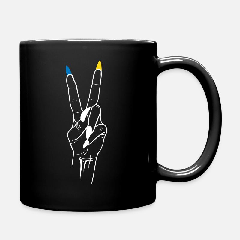 Paix Ukraine Victoire - Mug uni - noir