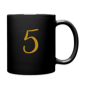 5 - Tasse einfarbig - Schwarz - Rechts