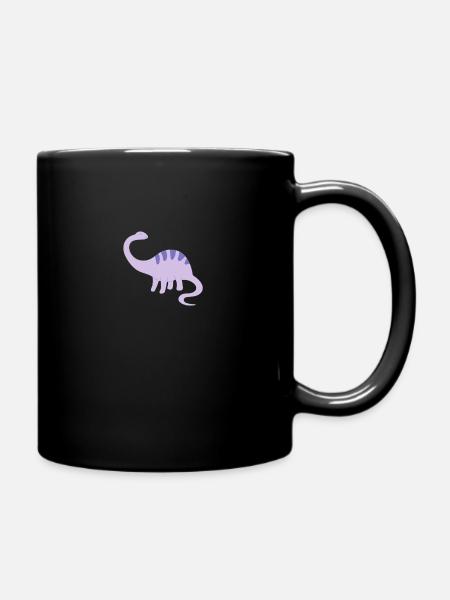 Dino - Tasse einfarbig - Schwarz