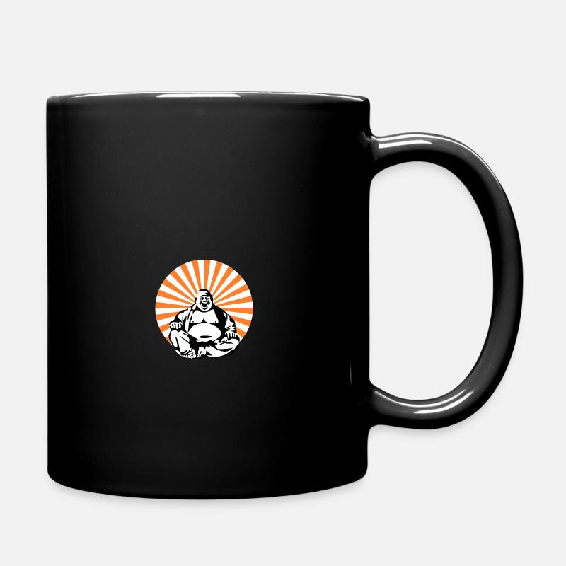 Buddha - Tasse einfarbig - Schwarz