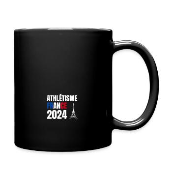 Cadeau Supporter Athlétisme France - Mug uni - noir - Droite
