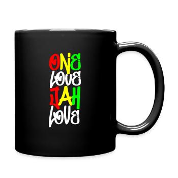 Rasta Love - Full Colour Mug - black - Right