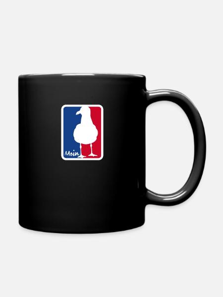 Moin Möwe Design Norddeutsch ostsee littoral vacances - Mug uni - noir