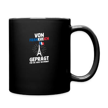 Français Français France - Mug uni - noir - Droite