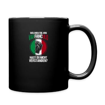 Italie Italien Vaffanculo - Mug uni - noir - Droite