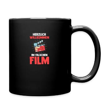 Bienvenue dans le mauvais film Funny - Mug uni - noir - Droite