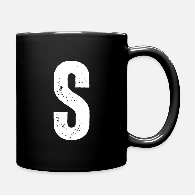 S - Tasse einfarbig - Schwarz