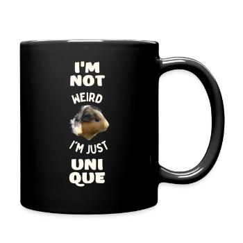 Cochon d’Inde animal de compagnie unique dicton drôle - Mug uni - noir - Droite