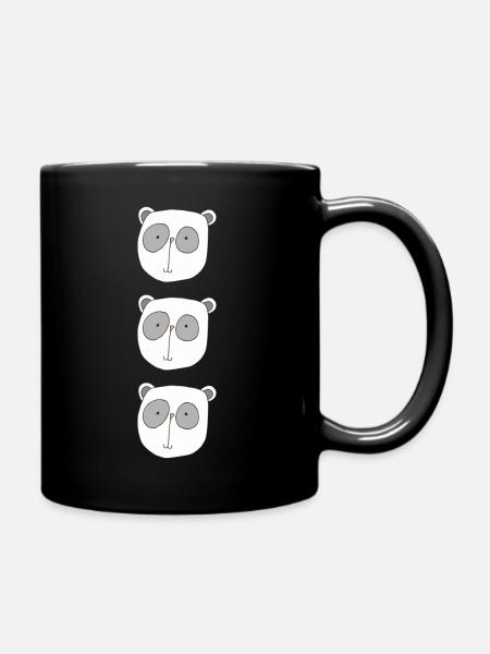 Koala Bear Triple - Full Colour Mug - black
