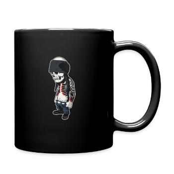 Skull Head Tattoo - Full Colour Mug - black - Right