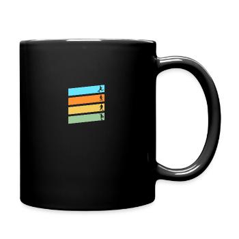 Joueur de football Football - Mug uni - noir - Droite