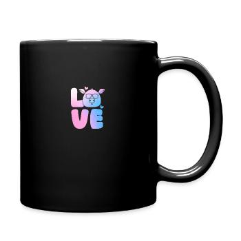 Cochon - Mug uni - noir - Droite