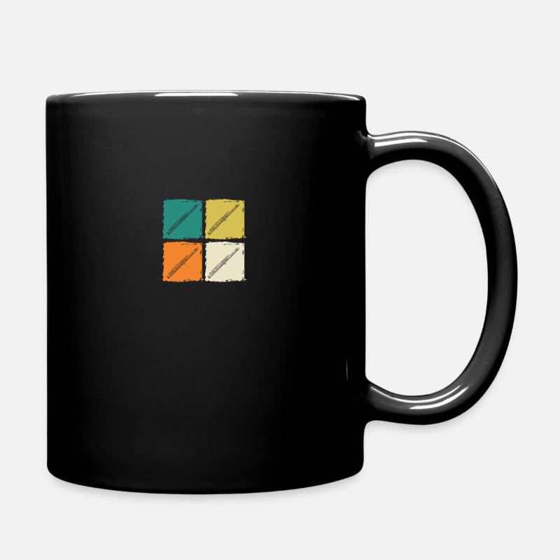 Flötist Querflöte - Tasse einfarbig - Schwarz