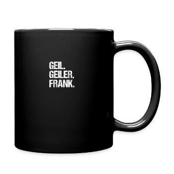 Frank - Tasse einfarbig - Schwarz - Rechts