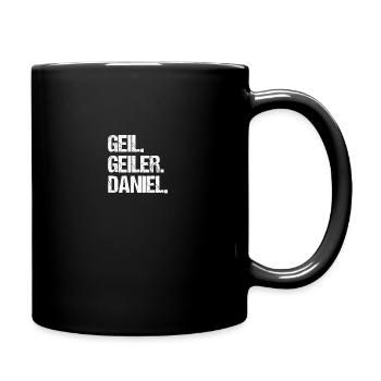 Daniel - Tasse einfarbig - Schwarz - Rechts