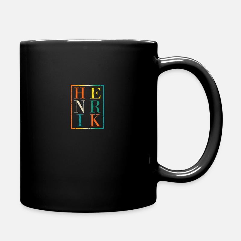 Henrik - Tasse einfarbig - Schwarz