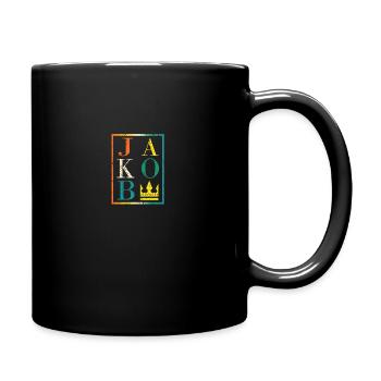 Jacob - Full Colour Mug - black - Right