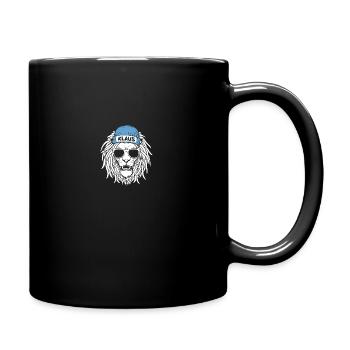 Löwe Klaus - Tasse einfarbig - Schwarz - Rechts
