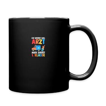 Doctor First Grade School Enrollment School Child - Full Colour Mug - black - Right