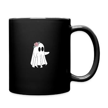Joyeux Halloween fantômes amour - Mug uni - noir - Droite