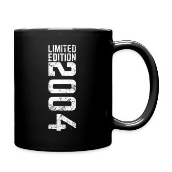 18. Geburtstag Junge Mädchen 18 Jahre 2004 Spruch - Tasse einfarbig - Schwarz - Rechts