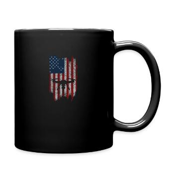 Drohne Drohnenpilot Vintage Quadcopter Sprüche - Tasse einfarbig - Schwarz - Rechts