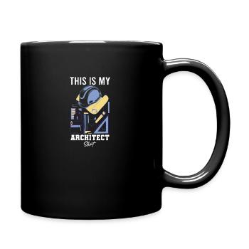 Architektur Architekt Vintage Architectural Spruch - Tasse einfarbig - Schwarz - Rechts