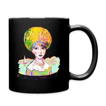 Bodensee - Tasse einfarbig - Schwarz - Rechts