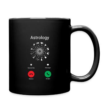 Astrology calls! - Full Colour Mug - black - Right
