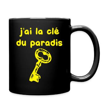 key to paradise - Full Colour Mug - black - Right