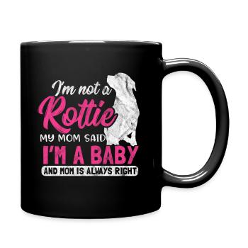 Shirt as a gift for Rottweiler Mama - Full Colour Mug - black - Right