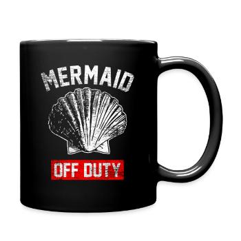 Sirène service homme eau océan cadeau - Mug uni - noir - Droite